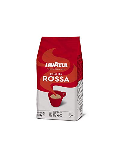Lavazza Café en Grano Espresso Qualità Rossa, Paquete de 500 g