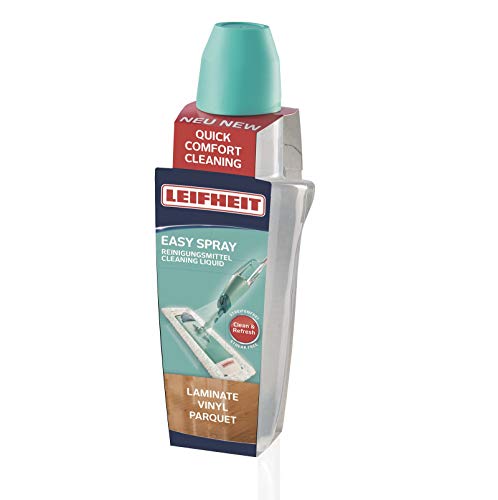 Leifheit Easy Spray Care - Cartucho con limpiador para tarima, vinilo, parqué barnizado