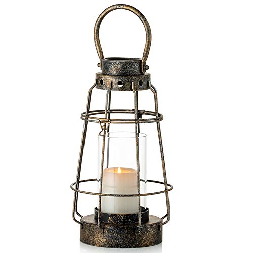 Linternas Velas Vintage Decorativas con Mango Portátil Rústico Pilar Portavelas con Vidrio Farol de Hierro Forjado Farol para Fiesta Bodas Centro Mesa Decoración Jardín Interior Uso Al Aire Libre Linternas Velas Vintage Decorativas con Mango Portátil Rústico Pilar Portavelas con Vidrio Farol de Hierro Forjado Farol para Fiesta Bodas Centro Mesa Decoración Jardín Interior Uso Al Aire Libre