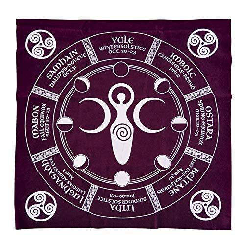 Mantel de tela de Tarot Altar 12 Constellation, mantel astrología, tarota, tarjeta de adivinación, mantel