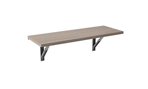 Mesa Vulcano plegable de pared con tablero de 80 x 39 cm de laminado de 32 mm gris ¡Se puede realizar también a medida! Mesa Vulcano plegable de pared con tablero de 80 x 39 cm de laminado de 32 mm gris ¡Se puede realizar también a medida!