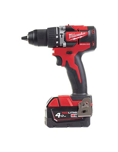 Milwaukee 4933464558 M18 CBLPD-502C - Taladro percutor (18 V, 5,0 Ah, sin escobillas)