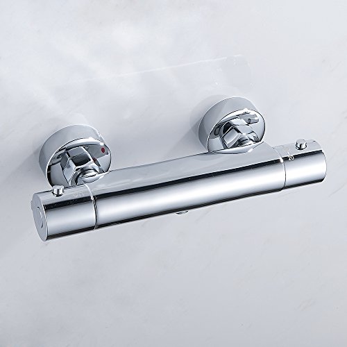 miuline Grifo Termostato de Ducha con el Botón de Seguridad 38 ℃ Grifo Termostatico Bañera Mezclador Termostático Bañera 20-50℃ miuline Grifo Termostato de Ducha con el Botón de Seguridad 38 ℃ Grifo Termostatico Bañera Mezclador Termostático Bañera 20-50℃