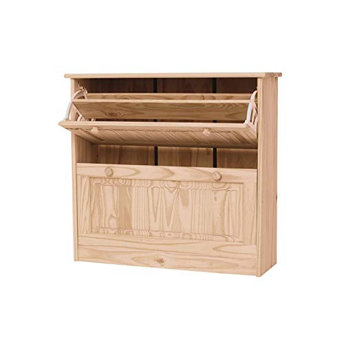 Mueble zapatero de pino macizo Mueble zapatero de pino macizo