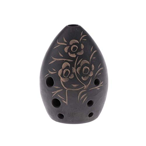 NDYD Instrumento Chino Profesional Cerámica Ocarina Antiguo Instrumento Cerámica Ocarina (Color: Lotus) DSB (Color : Plum Blossom)