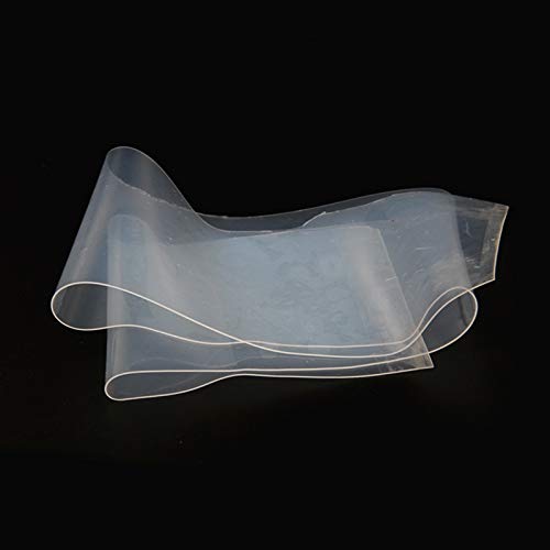 Nj-Rubber, 1pc Clear Silicone Rubber Sheet Transparencia Plate Mat de alta temperatura de la resistencia de la película 100% 500x500mm Virgen Silikon almohadilla de goma ( tamaño : 0.3mm )