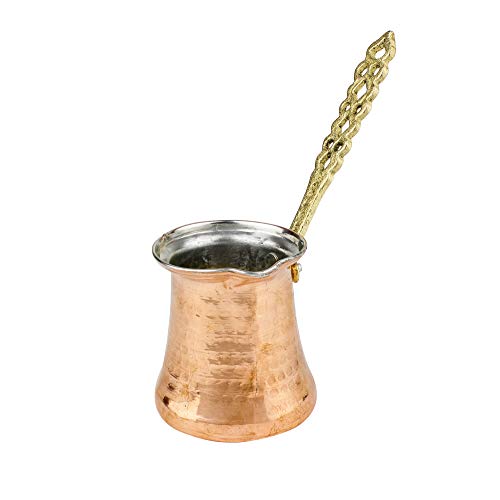 Nosy Nomad Set De Café: Cafetera Cezve De Cobre, Cuchara De Café Ibrik, Café Turco De 100 Gramos | Olla De Cobre Martillado Otomano Hecho A Mano con Cuchara Vintage Y Kahve Turco | 4 Porciones Nosy Nomad Set De Café: Cafetera Cezve De Cobre, Cuchara De Café Ibrik, Café Turco De 100 Gramos | Olla De Cobre Martillado Otomano Hecho A Mano con Cuchara Vintage Y Kahve Turco | 4 Porciones
