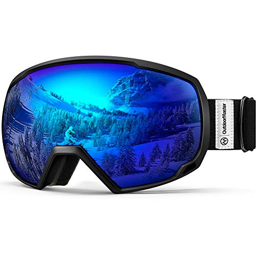 OutdoorMaster Gafas de Esquí OTG, Anti Niebla 100% Protección UV Máscara Gafas Esquí Snowboard, Desmontables Lentes Gafas Esqui de Esquiar para Hombre Mujer Adultos Juventud OutdoorMaster Gafas de Esquí OTG, Anti Niebla 100% Protección UV Máscara Gafas Esquí Snowboard, Desmontables Lentes Gafas Esqui de Esquiar para Hombre Mujer Adultos Juventud