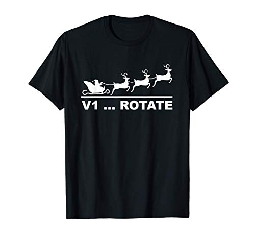 Papa Noel Santa Despegue Avión Piloto Feliz Navidad Regalos Camiseta Papa Noel Santa Despegue Avión Piloto Feliz Navidad Regalos Camiseta