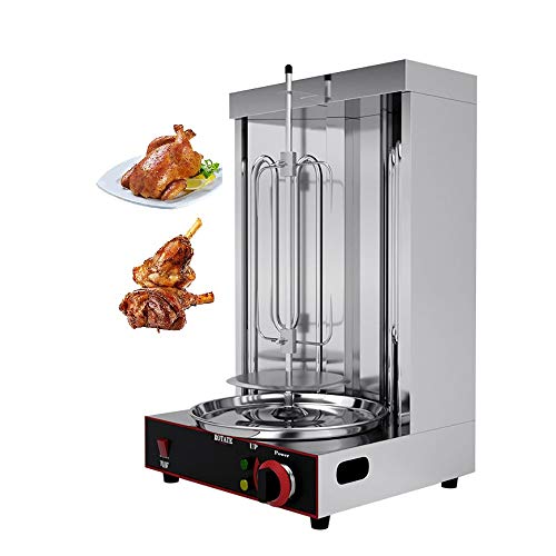 Parrilla eléctrica Vertical Shawarma Doner Kebab Asador Vertical sin Humo Giratorio automatico Parilla de Barbacoa Inteligente de Acero Inoxidable Parrilla de Gas Uso Comercial Parrilla eléctrica Vertical Shawarma Doner Kebab Asador Vertical sin Humo Giratorio automatico Parilla de Barbacoa Inteligente de Acero Inoxidable Parrilla de Gas Uso Comercial