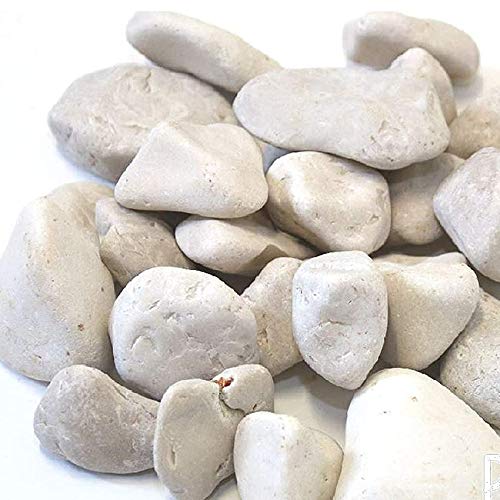 Piedras de Mármol Blanco CARRARA en Sacos de 25 kg, Diámetro: 40-60