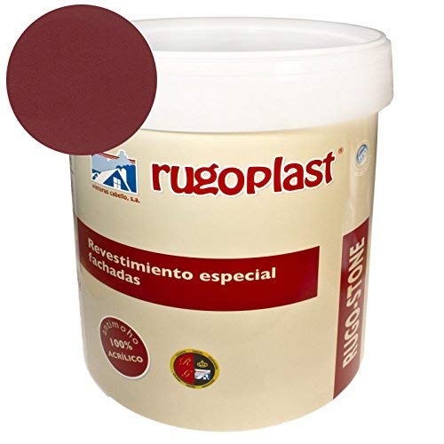 Pintura revestimiento especial fachadas Rugo Stone Colores ideal para dar un toque de color a las paredes exteriores de tu casa (4L, Rojo Teja) Envío GRATIS 24 h. Pintura revestimiento especial fachadas Rugo Stone Colores ideal para dar un toque de color a las paredes exteriores de tu casa (4L, Rojo Teja) Envío GRATIS 24 h.