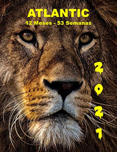 planificador mensual y semanal 2021, tema: León: Planificador 2021: de enero a diciembre de 2021. 124 páginas - 21,59 x 27,94 cm (8,5 "x 11"); 12 ... Funda para amantes de la vida salvaje.