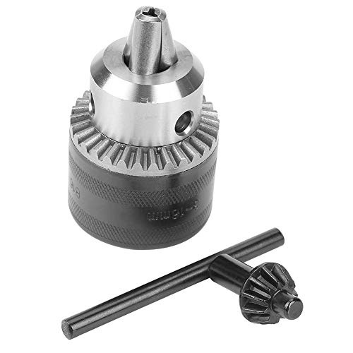 Portabrocas de 3-16 mm con llave de mandril mini para taladro eléctrico B16 / B18 / 1/2-20UNF para tornos y prensas de taladro(3-16 1/2-20UNF)