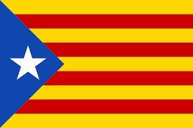 Q&J Gran Bandera Independentista de Cataluña - Medidas 150 x 230 cm. - 100% Polyester