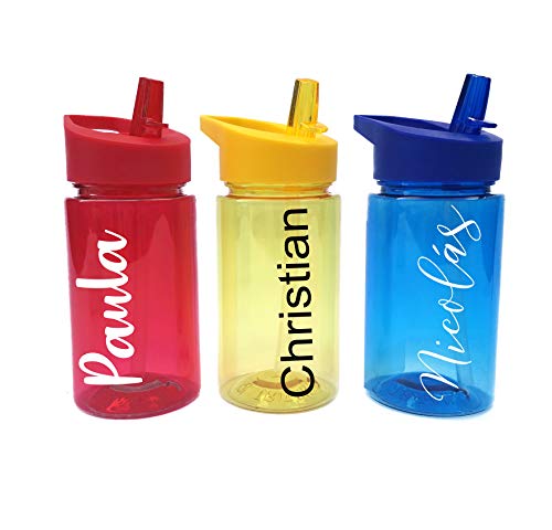 Regalazo.shop Botella Libre de BPA Personalizada con Nombre. 3 Colores: roja, Azul o Amarilla. Regalazo.shop Botella Libre de BPA Personalizada con Nombre. 3 Colores: roja, Azul o Amarilla.