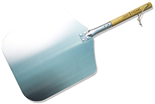 Remo para pizza, estilo italiano, para uso casero y comercial, mango de roble, cuchilla de aluminio, 31 x 36 cm, asa de 20 cm Remo para pizza, estilo italiano, para uso casero y comercial, mango de roble, cuchilla de aluminio, 31 x 36 cm, asa de 20 cm