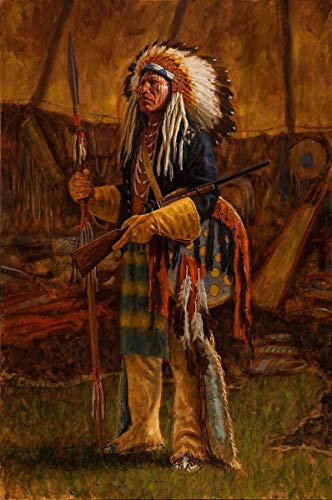 Retratos de nativos americanos de mujer india Pintura por Números para Adultos y niños Pintar Diy al óleo de Bricolaje Pinceles Principiantes Hogar Lienzo Decoraciones Colores Acrílica Conjunto Casa