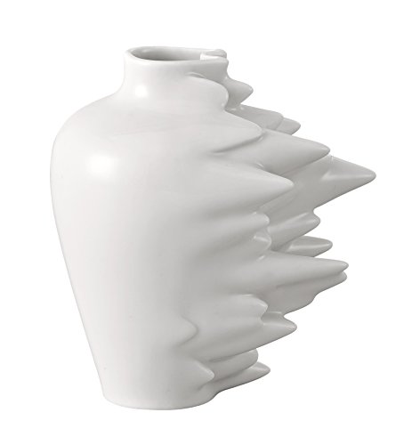Rosenthal 14271-800001-26010 Fast - Jarrón de Porcelana pequeño (Altura de 10 cm), Color Blanco