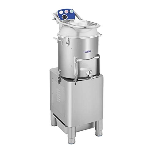 Royal Catering Pelador De Patatas Eléctrico RCPP-1575 (Acero Inoxidable, Capacidad: 21 litros, Producción por Hora: 165 kg/h, Motor: 750 Watt, con Temporizador) Royal Catering Pelador De Patatas Eléctrico RCPP-1575 (Acero Inoxidable, Capacidad: 21 litros, Producción por Hora: 165 kg/h, Motor: 750 Watt, con Temporizador)