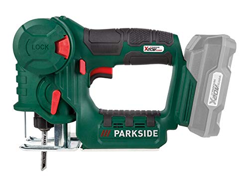 Sierra de calar y sierra alternativa inalámbrica PARKSIDE® PSSA 20-Li A1 X20V (sin batería ni cargador, en un estuche de transporte)