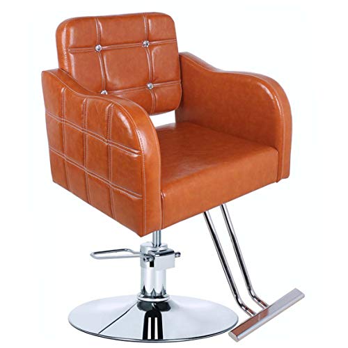 Silla De Salón De Belleza Con Diamante Silla Profesional De Peluqueria Para Peluqueria Afeitado Giratorio Asiento De Elevación De Altura Ajustable,Orange Silla De Salón De Belleza Con Diamante Silla Profesional De Peluqueria Para Peluqueria Afeitado Giratorio Asiento De Elevación De Altura Ajustable,Orange