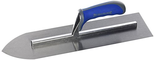 Silverline Tools 651591 Llana para Suelos con Mango Engomado, Azul, 400 x 115 mm