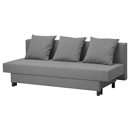 Sofá cama de tres plazas ASARUM 191x84x73 cm gris