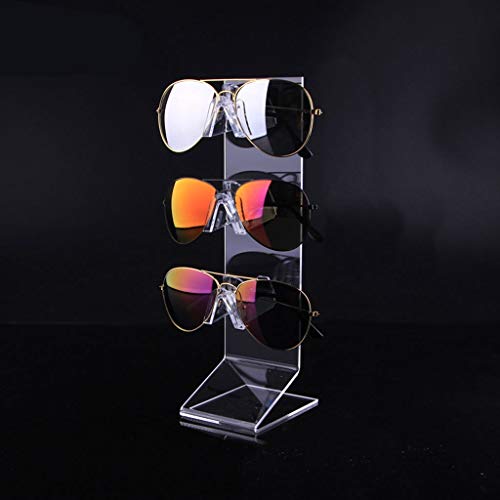 Soporte de exhibición de gafas Ventana de acrílico de la joyería del soporte de exhibición de los vidrios del soporte de exhibición del contador pequeños adornos gafas de sol soporte de exhibición Est