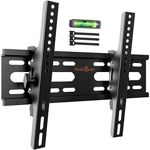 Soporte de TV Perlegear - Soporte de TV en Pared Inclinable para Televisores de 13 a 42 Pulgadas con Carga de 45 kg, VESA máx. De 300 x 300 mm