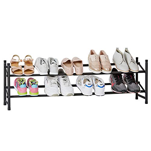 Store It 676485 Zapatero, Metal, Negro, 36x23x62-116 (HxTxB) Store It 676485 Zapatero, Metal, Negro, 36x23x62-116 (HxTxB)