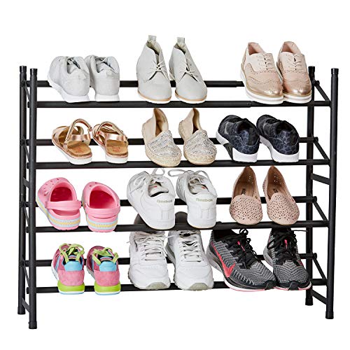 Store It 676508 Zapatero, Metal, Negro, 68x23x62-116 (HxTxB) Store It 676508 Zapatero, Metal, Negro, 68x23x62-116 (HxTxB)