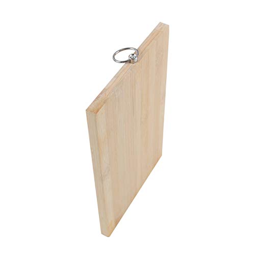 Tabla de cortar de madera gruesa para cocina, con asas, resistente para carne, frutas, verduras, cocina, bandeja de servir (34 cm) Tabla de cortar de madera gruesa para cocina, con asas, resistente para carne, frutas, verduras, cocina, bandeja de servir (34 cm)