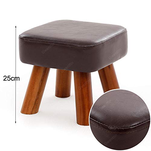 Taburete Pequeño Taburete Bajo Taburete Reposapies Taburete De Madera Maciza De Cuero Moderno Taburetes Pequeños Taburete De Madera Zapato Silla De Comedor Sofá Otomanos Banco De Dormitorio Muebles Pa