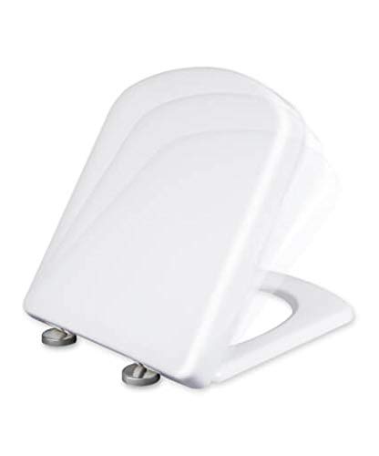 Tapa y asiento de inodoro con caida amortiguada - Compatible con Dama Senso y Compac Roca Tapa y asiento de inodoro con caida amortiguada - Compatible con Dama Senso y Compac Roca