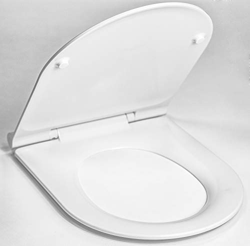 Tapa y asiento de inodoro con caída amortiguada - Compatible con Meridian Compacto Roca | MiTapa Tapa y asiento de inodoro con caída amortiguada - Compatible con Meridian Compacto Roca | MiTapa