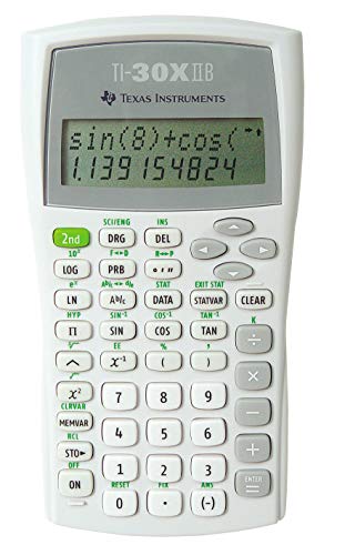 Texas Instruments TI30X-IIB - Calculadora básica, gris