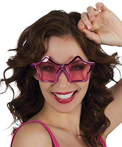 TH-MP Gafas de sol unisex con diseño de estrella, color rosa metálico