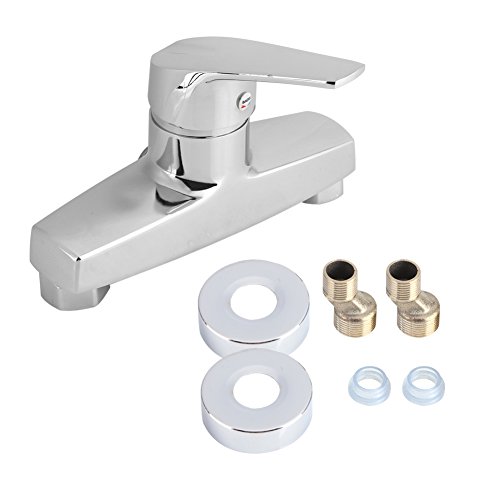 TOPINCN Grifos Lavabo Pared befestigter Mezclador Zinc legierungs Grifo baño bañera un Mando Acero baño Ducha Válvula Individuales Mano Mango Ducha Sistema TOPINCN Grifos Lavabo Pared befestigter Mezclador Zinc legierungs Grifo baño bañera un Mando Acero baño Ducha Válvula Individuales Mano Mango Ducha Sistema