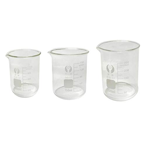 Tubayia 3 vasos medidores de perfil bajo (100 ml, 150 ml, 250 ml) Tubayia 3 vasos medidores de perfil bajo (100 ml, 150 ml, 250 ml)