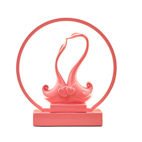 Vector de la boda de la lámpara de resina gemelas cisnes Escultura Decoración LED lámpara de escritorio dormitorio de la luz Mesilla de noche con marco de aluminio ligero redondo niña de la lámpara fe Vector de la boda de la lámpara de resina gemelas cisnes Escultura Decoración LED lámpara de escritorio dormitorio de la luz Mesilla de noche con marco de aluminio ligero redondo niña de la lámpara fe