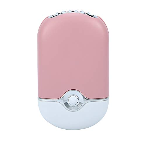 Ventilador de pestañas, pegamento de extensión de pestañas Refrigeración de herramienta de secado rápido Mini ventilador USB Aire acondicionado(Rosado)