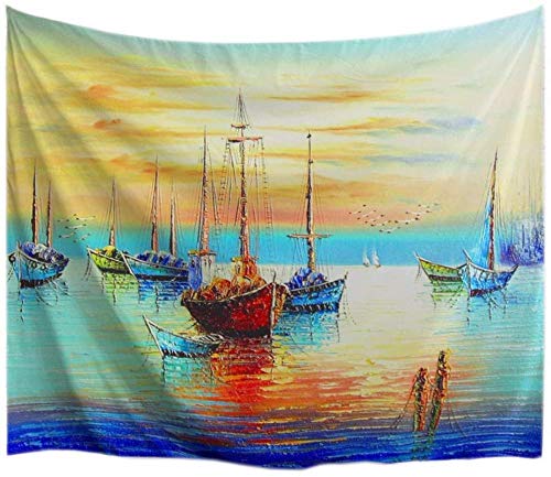 vermers Decoraci¨®n de la Pared murales Cortinas tapices Edificios a lo Largo del mar Barcos Marinos Paisaje Antiguo Paisaje Pintura al ¨®Leo Imagen Impresi¨®n Tela Tapiz Tapiz Tapiz de Playa Manta vermers Decoraci¨®n de la Pared murales Cortinas tapices Edificios a lo Largo del mar Barcos Marinos Paisaje Antiguo Paisaje Pintura al ¨®Leo Imagen Impresi¨®n Tela Tapiz Tapiz Tapiz de Playa Manta