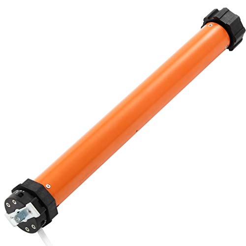 vidaXL Motor Persiana Enrollable Eléctrico 45 mm Rodillo Tubular Electromecánico Enrollar Persianas Parasoles Toldo 35-40 kg Peso Máximo 20 Nm Naranja