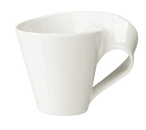 Villeroy & Boch NewWave Taza de café, Porcelana, Blanco, 250 ml