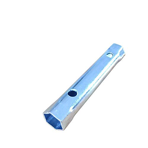 Vogueing Tool Llave de tubo de llave métrica de caja de metal monobloque tuerca de 34-40 mm, ajuste extra largo para válvulas de manguera (1 unidad)