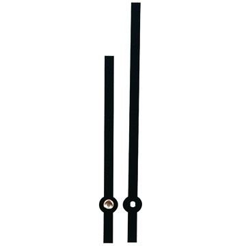 1 par de las Baton para Junghans W838 y W817, aluminio de Color negro Longitud 135/125 mm