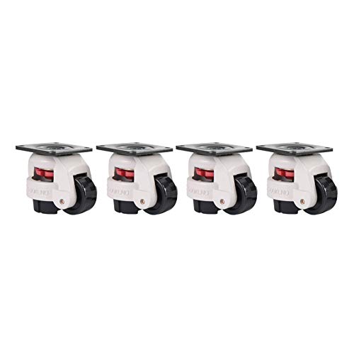 【2021 Promoción de año nuevo】Rueda giratoria universal, 4pcs 2"de servicio pesado 551lbs Capacidad Rueda niveladora retráctil Máquina industrial Rueda giratoria para maquinaria de fabricación 【2021 Promoción de año nuevo】Rueda giratoria universal, 4pcs 2"de servicio pesado 551lbs Capacidad Rueda niveladora retráctil Máquina industrial Rueda giratoria para maquinaria de fabricación