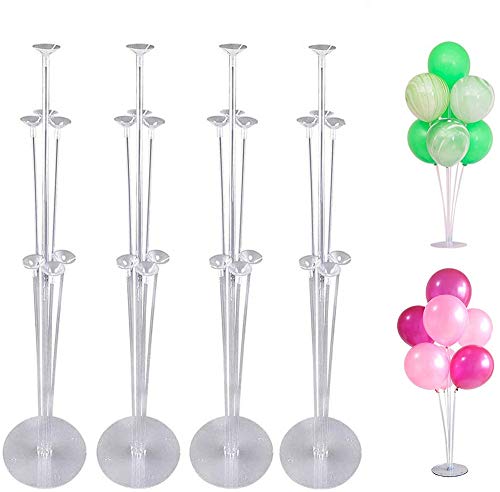 4 Juegos de Kit de Soporte de Globo Transparente, para Decoración de Boda Cumpleaños Fiesta Celebración Accesorios de Globos 4 Juegos de Kit de Soporte de Globo Transparente, para Decoración de Boda Cumpleaños Fiesta Celebración Accesorios de Globos