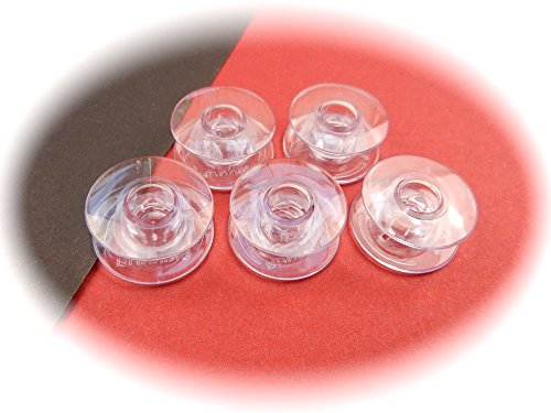5 canillas de plástico para máquinas de coser Pfaff Creative Vision Serie 2.0 hasta 5.5 y Expression Serie 2.0 hasta 4.0 